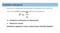 Tõenäosusteooria 11 klass #15