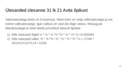 Tõenäosusteooria 11 klass #20