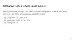 Tõenäosusteooria 11 klass #23