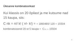 Tõenäosusteooria 11 klass #31
