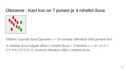 Tõenäosusteooria 11 klass #32