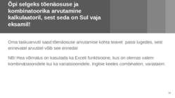 Tõenäosusteooria 11 klass #34