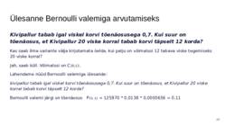 Tõenäosusteooria 11 klass #40