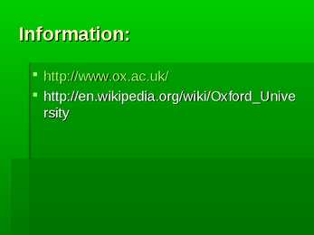 University Of Oxford #7