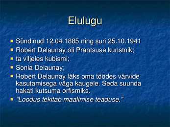 Robert Delaunay #2