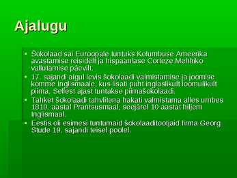 Šokolaad #2