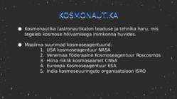 Kosmose vallutamine ja selle eetika #2