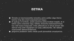 Kosmose vallutamine ja selle eetika #15