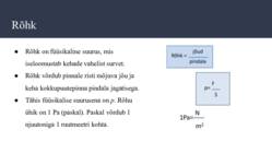 Raskusjõust põhjustatud-rõhk vedelikus #2