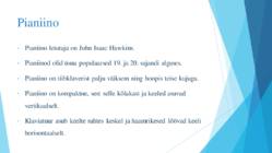 Klaveri Esitlus #9