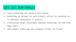 Louis Armstrong #9