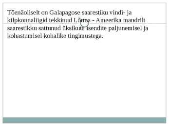 Liigiteke #5