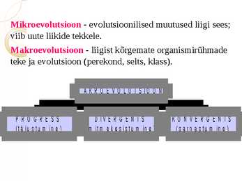 Makroevolutsioon #2