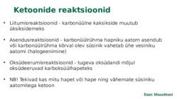 Aldehüüdid ja ketoonid #13