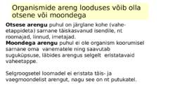 Ontogenees – organismi individuaalne areng viljastumisest surmani #16