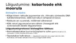 Ontogenees – organismi individuaalne areng viljastumisest surmani #6