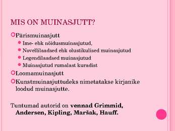 Muinasjutt lapse elus #2