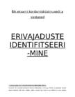 Erivajaduste identifitseerimine-TÜ eripedagoogika BA eksami kordamisküsimused