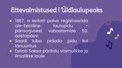 Koorilaul ja Laulupidude traditsioon #5