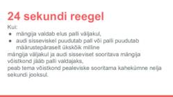 Korvpalli reeglid #9