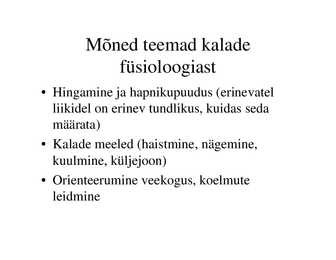 Veekogude toksikoloogia #70