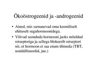 Veekogude toksikoloogia #10