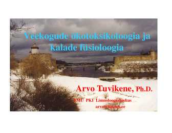 Veekogude toksikoloogia