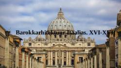 Barokkarhitekstuur Itaalias XVI-XVIII sajand