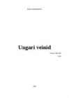 Ungari veinid