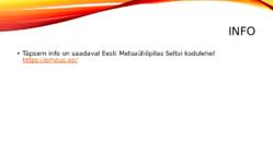 Eesti metsaüliõpilaste selts-emeüs #8