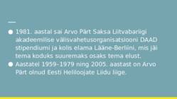 Arvo Pärt #6