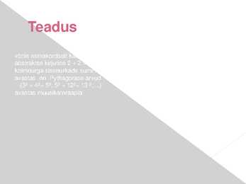Matemaatika ajalugu-PYTHAGORAS #7