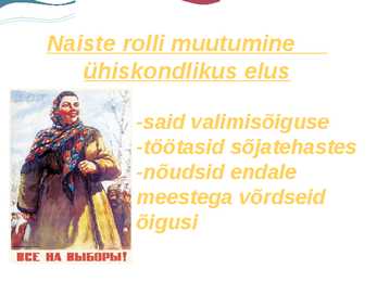 Naised ühiskondlikus elus #2