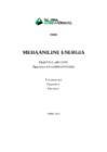 Rakendusfüüsika LABOR-- Mehaaniline Energia