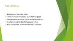 Alternatiivkütused #2
