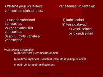 Vaheseinad #3