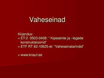 Vaheseinad
