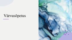 Värvusõpetus