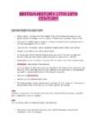 BRITISH HISTORY 17TH-19TH CENTURY
