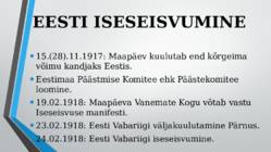 Eesti iseseisvumine #9