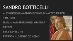 Esitlus - Primavera-Sandro Botticelli #2