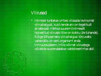 Viirused - PowerPoint #3