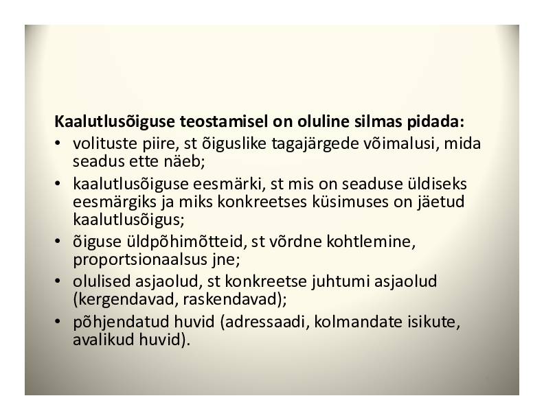 HALDUSÕIGUS #106