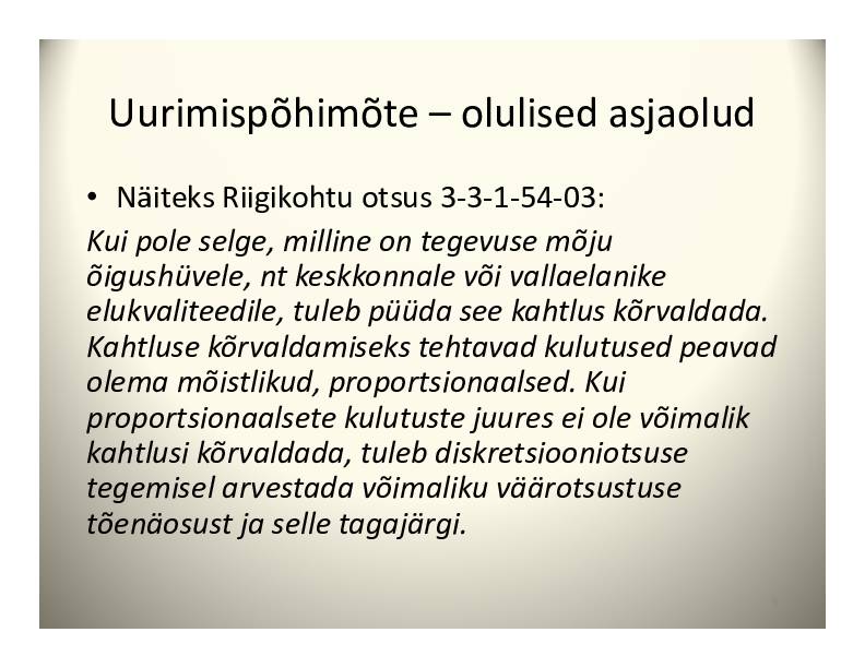 HALDUSÕIGUS #109
