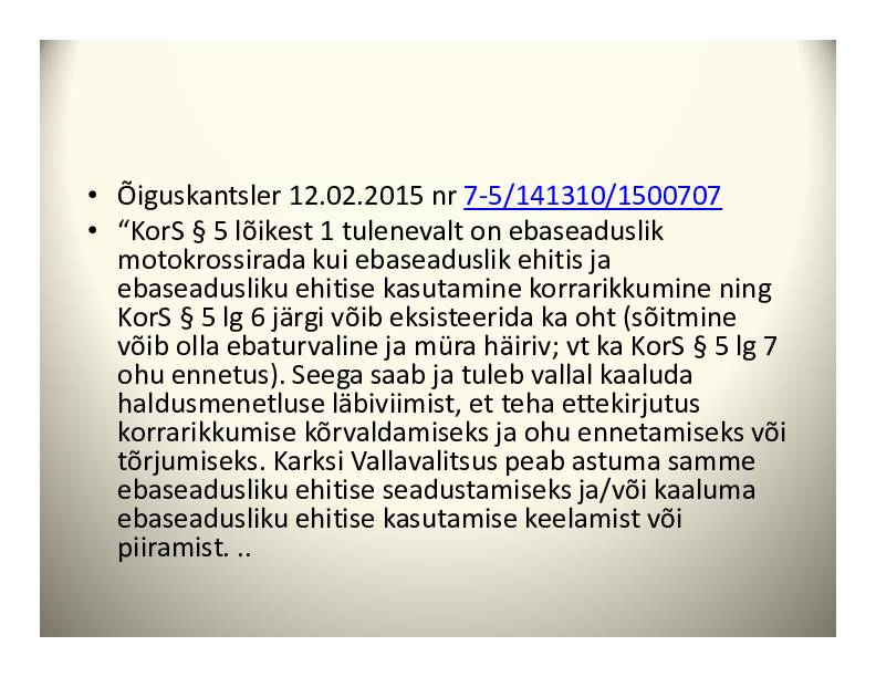 HALDUSÕIGUS #118