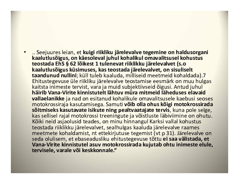 HALDUSÕIGUS #119