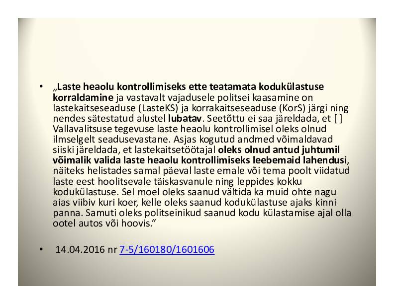 HALDUSÕIGUS #120