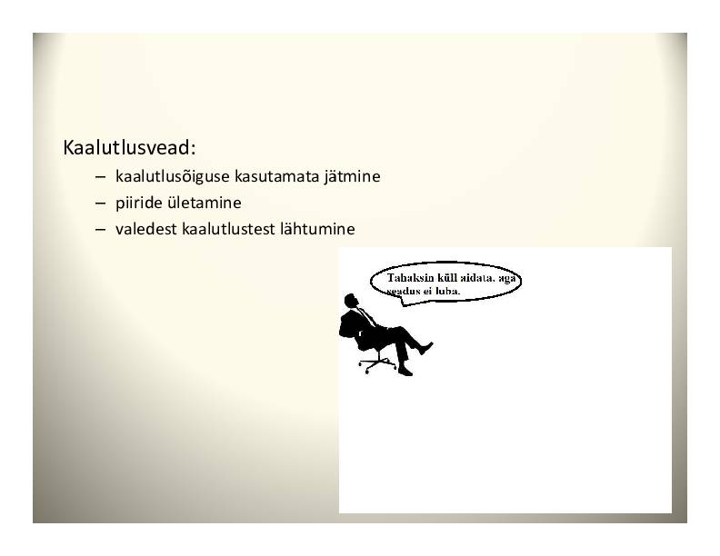 HALDUSÕIGUS #121