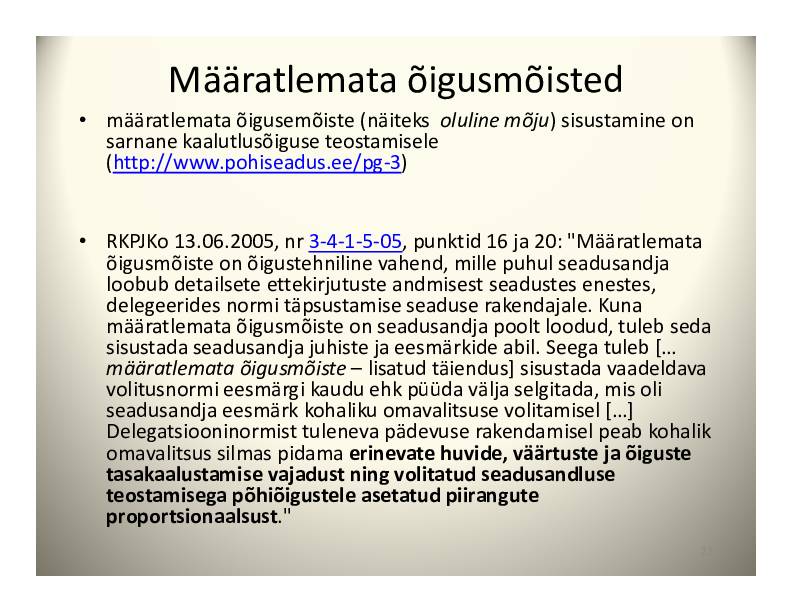 HALDUSÕIGUS #123