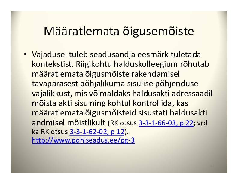 HALDUSÕIGUS #124